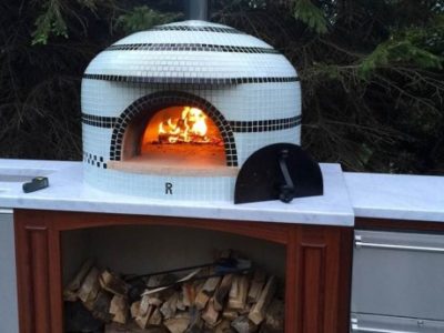 Forno Bravo ovens backyard kitchen