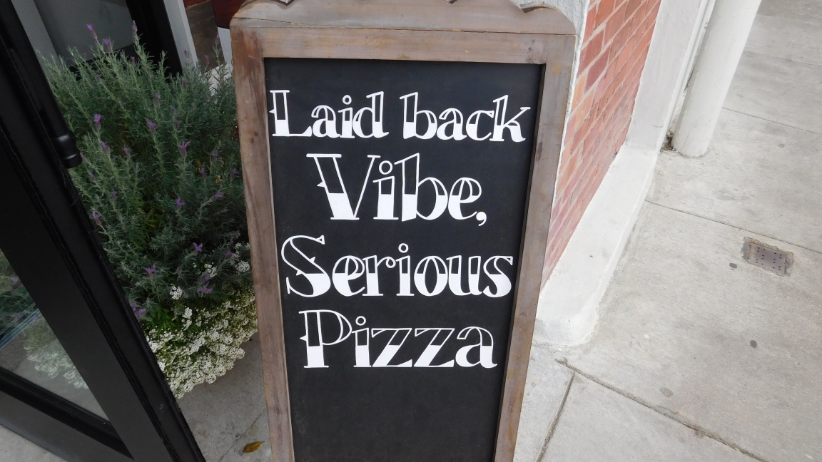 Chalkboard sign Laid Back Vibe